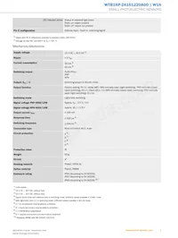 WTB16P-24161220A00 Datasheet Pagina 3