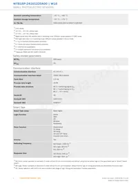 WTB16P-24161220A00 Datasheet Pagina 4