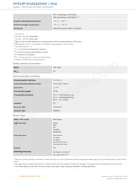 WTB16P-34161220A00 Datasheet Pagina 4