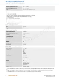 WTB26I-1H161120A00 Datasheet Page 4