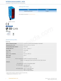 WTB26I-24161120A00 Datasheet Page 2