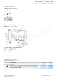 WTB26I-24161120A00 데이터 시트 페이지 7