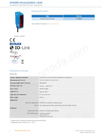 WTB26P-34161120A00 Datasheet Page 2