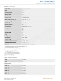 WTB27-3P2441 Datasheet Pagina 3