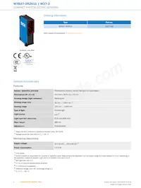 WTB27-3R2611 Datasheet Page 2