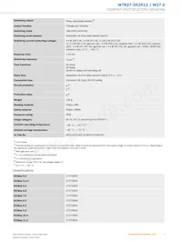 WTB27-3R2611 Datasheet Pagina 3