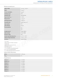 WTB2S-2P1330 Datasheet Page 3