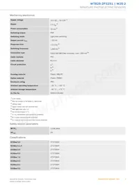 WTB2S-2P3251 Datasheet Page 3