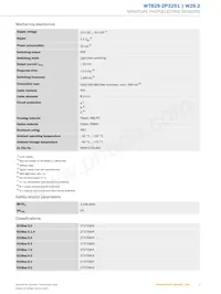 WTB2S-2P3251數據表 頁面 3