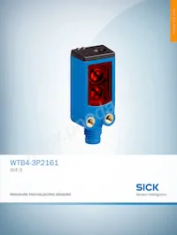 WTB4-3P2161 Datasheet Cover