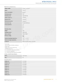 WTB4-3P2161 Datasheet Page 3