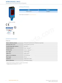 WTB4-3P2162 Datasheet Pagina 2