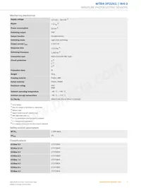 WTB4-3P2261 Datasheet Page 3