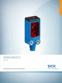 WTB4-3P2271 Datasheet Cover