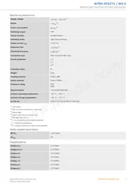 WTB4-3P2271 Datasheet Page 3