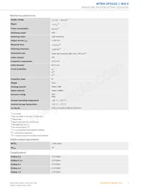 WTB4-3P3161 Datasheet Page 3