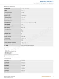 WTB4-3P3162 Datasheet Page 3