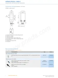 WTB4S-3P2231 Datasheet Pagina 6