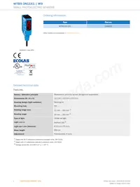 WTB9-3N1161數據表 頁面 2