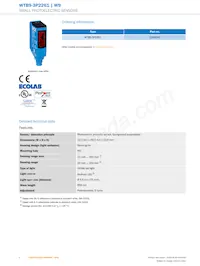 WTB9-3P2261 Datasheet Page 2