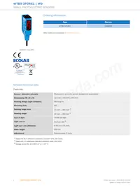 WTB9-3P3461 Datasheet Page 2