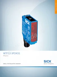 WTF12-3P2431 Datasheet Cover