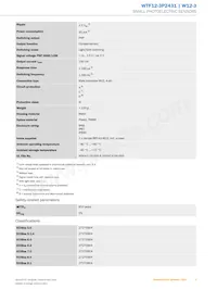 WTF12-3P2431 Datasheet Pagina 3