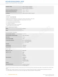 WTL16P-24161120A00 Datasheet Page 4