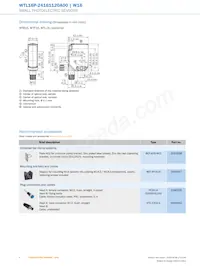 WTL16P-24161120A00 Datasheet Page 8