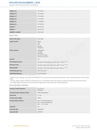 WTL16P-2416112BA00 Datasheet Page 4