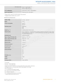 WTS16P-1H161120A00 Datasheet Page 3