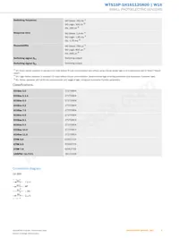 WTS16P-1H161120A00 Datasheet Pagina 5