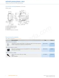 WTS16P-1H161120A00 Datasheet Pagina 8