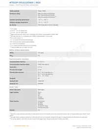 WTS16P-34161120A00 Datasheet Pagina 4