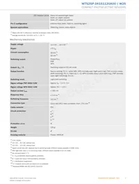 WTS26P-34161120A00 Datasheet Pagina 3