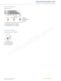 WTS26P-34161120A00 Datasheet Pagina 7