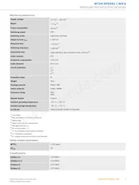 WTV4-3P3441 Datasheet Pagina 3