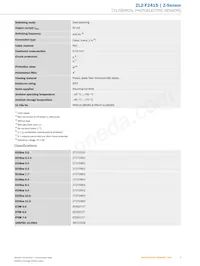 ZL2-F2415 Datasheet Pagina 3