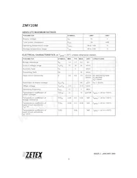 ZMY20MTC Datasheet Pagina 2