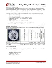 110-502 Datasheet Pagina 3