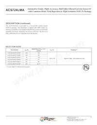 ACS725LMATR-50AB-T Datasheet Pagina 2