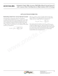 ACS725LMATR-50AB-T Datasheet Page 19