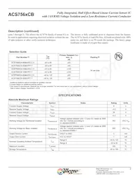 ACS756KCA-050B-PFF-T Datasheet Page 3
