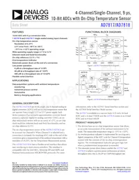 AD7817BRU-REEL7 Datasheet Cover
