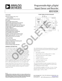 ADIS16204BCCZ Datasheet Copertura