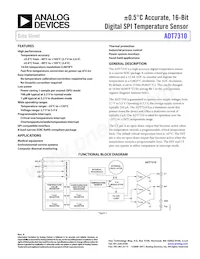 ADT7310TRZ-REEL Datasheet Cover