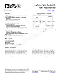 ADXL1003BCPZ-RL7 Datasheet Copertura