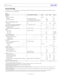 ADXL1003BCPZ-RL7 Datasheet Page 3