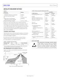ADXL1004BCPZ-RL7 Datasheet Page 4