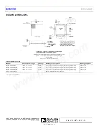 ADXL1005BCPZ-RL7 Datasheet Page 14